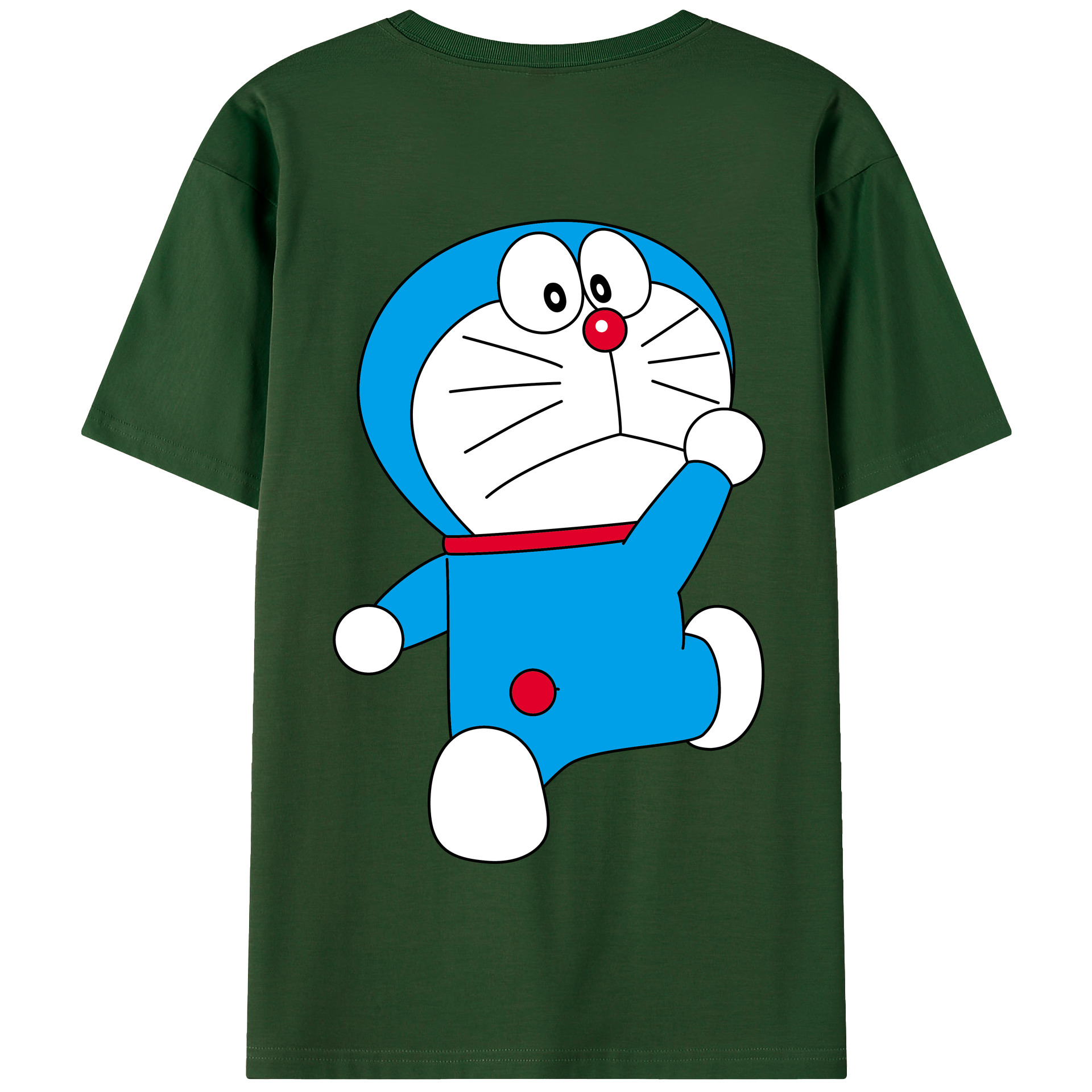 （画像用） ドラえもん Doraemon 綿100％半袖Tシャツ（背面プリント）
